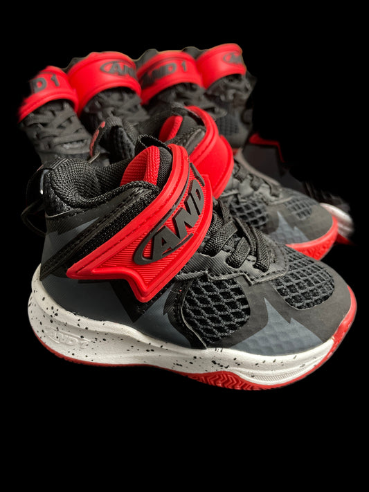 Tenis AND1 Originales – Color Negro con Rojo (tallas 22.5/24/26/25)