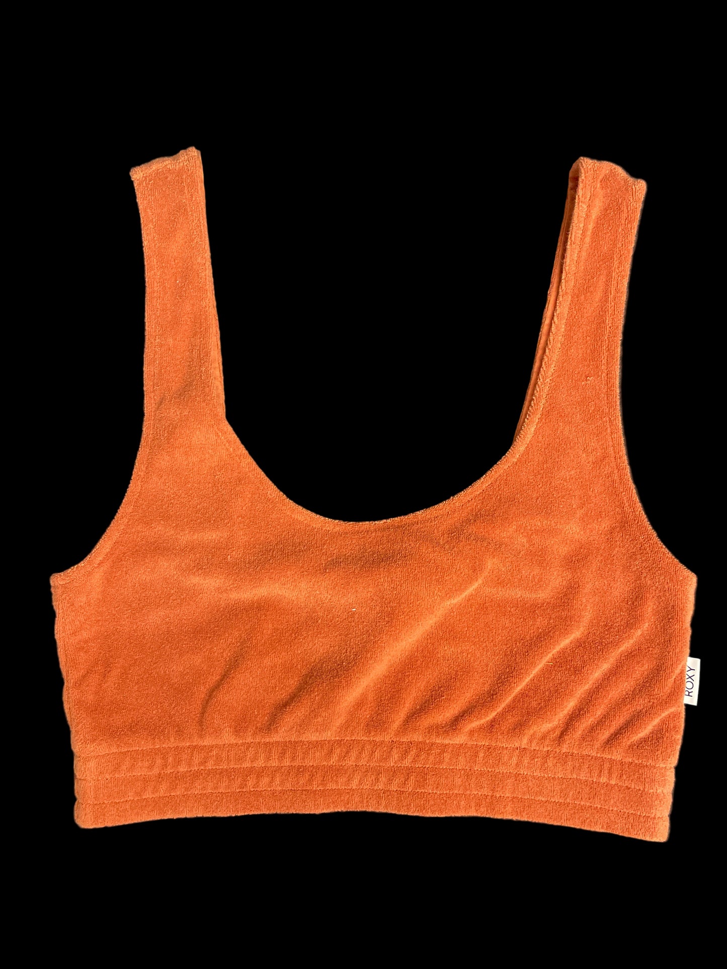 Blusa Crop Top Roxy Original – Terracota de Gamuza