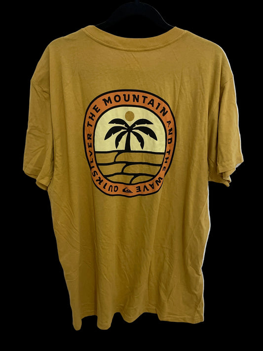 Quicksilver Palm Tree Details Dark Yellow