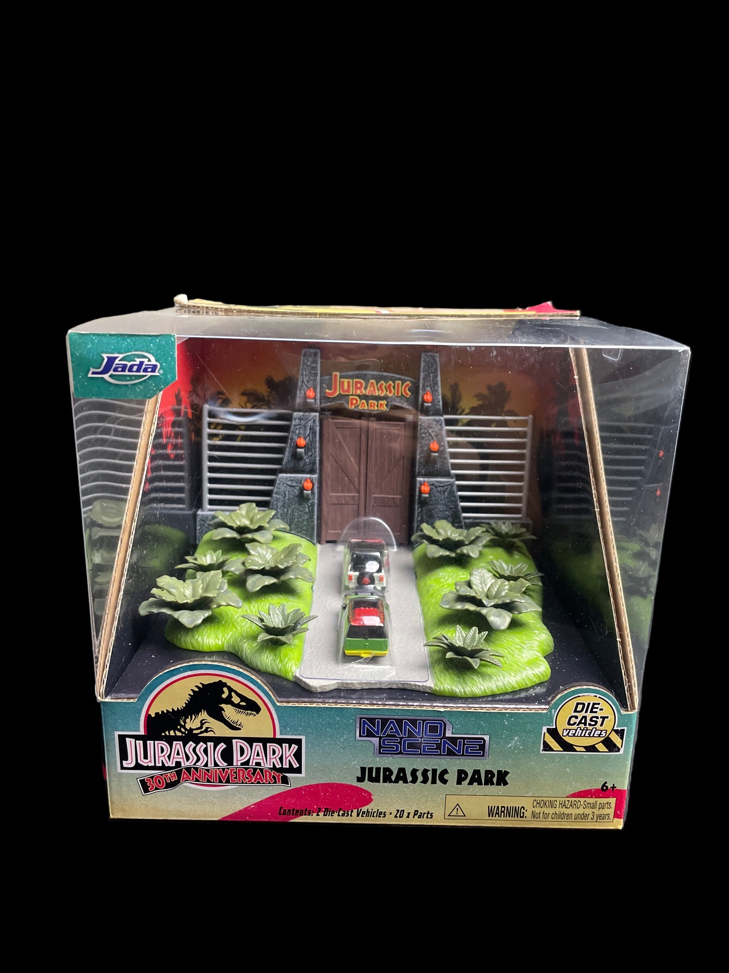 Pista pequeña de Jurassic Park 🏎️🌳