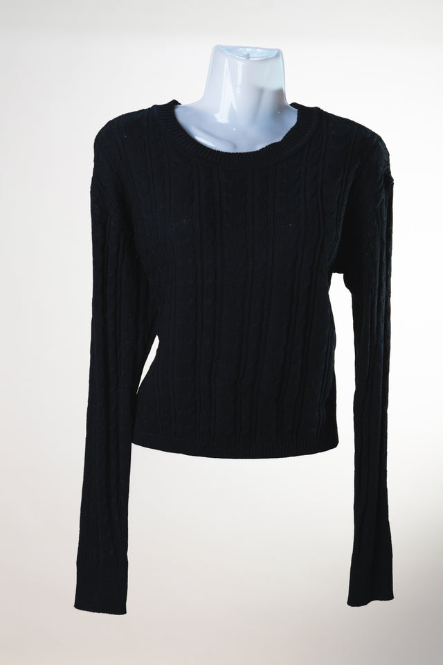 Morelli Black Knitted Cardigan Sweater