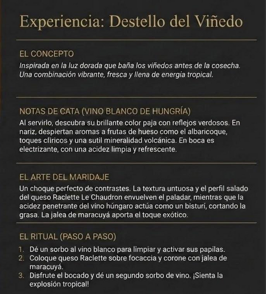 Destello del Viñedo 🥖🎀