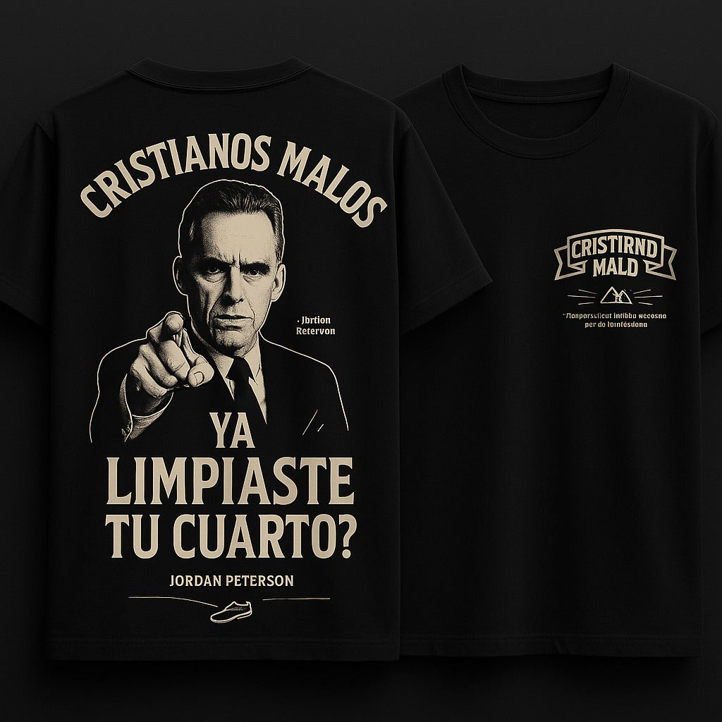 Camisa Cristiano Malo – Edición "Hombres de Caos" Jordan Peterson