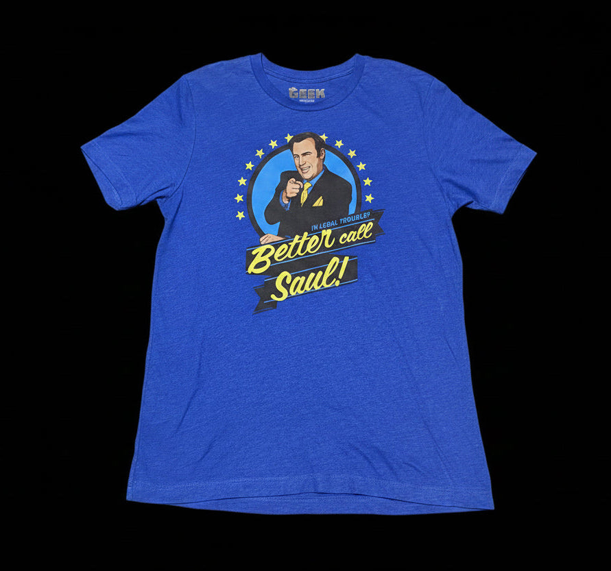Blue "Better Call" T-shirt Design