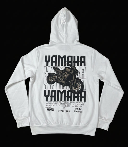 Yamaha Unique Style Motorcycle Sweater White