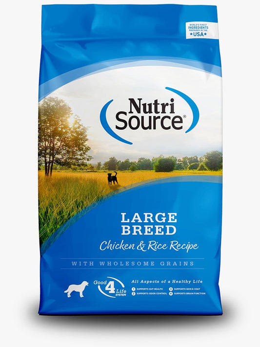 NutriSource Chiken And Rice Recipe (Adulto Raza Grande) 13.6 Libras