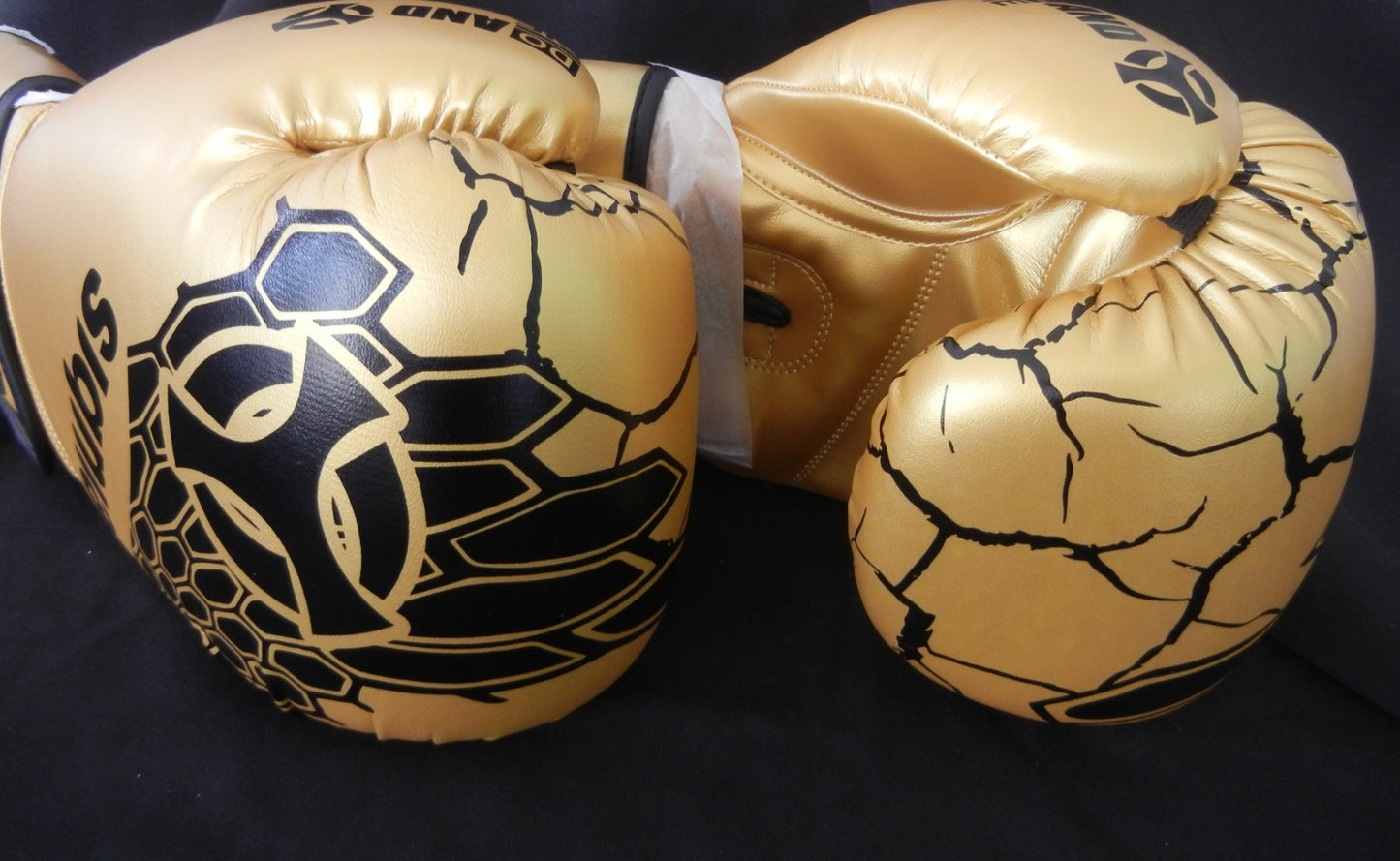 Guantes Boxeo Dorados Siqnia