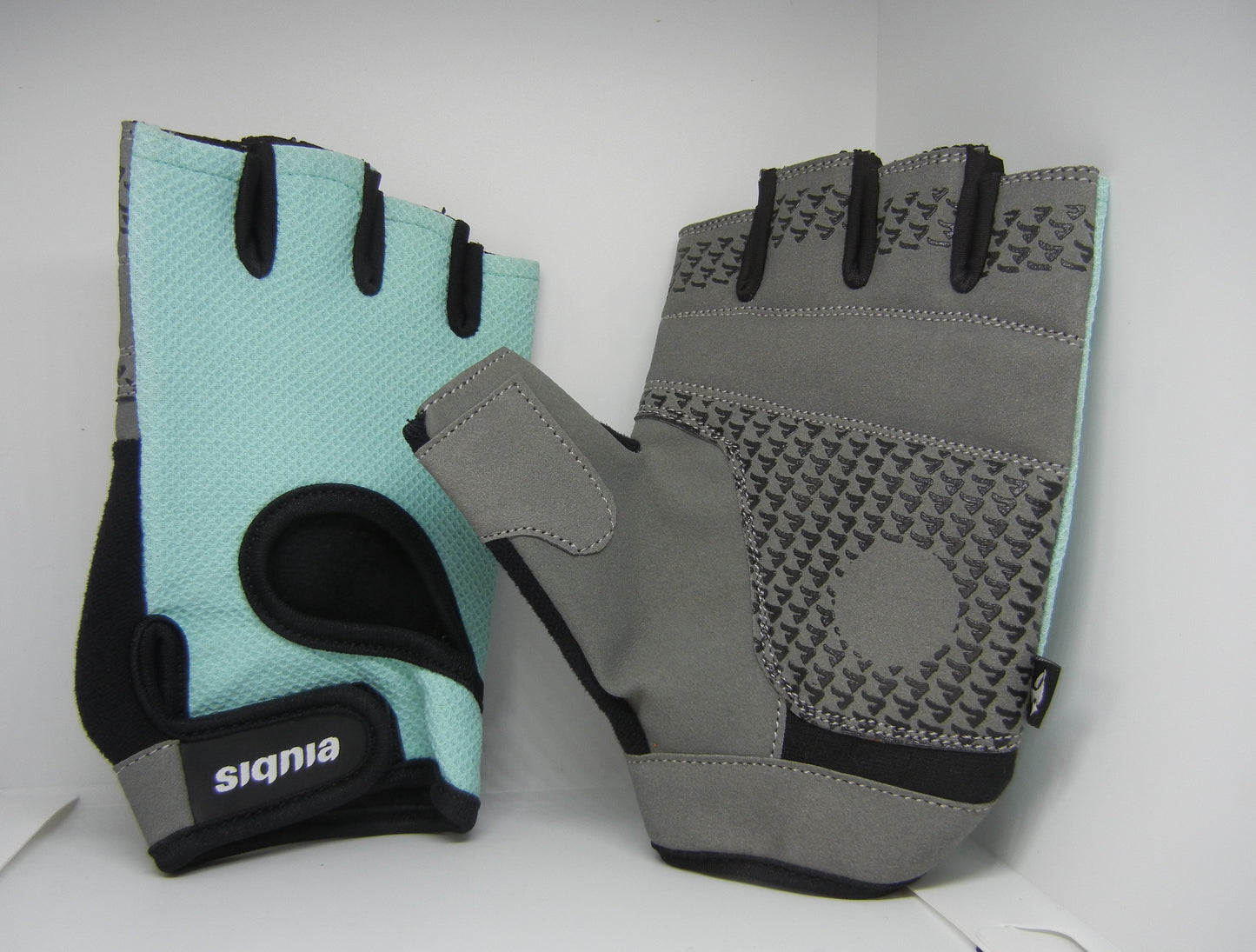 Guantes para Gimnasio color Turquesa Siqnia