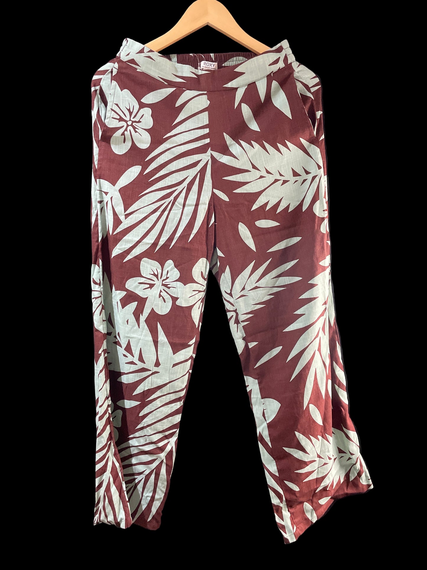 Palazo Roxy Original – Color Café con Diseños Verde Menta (Talla S)