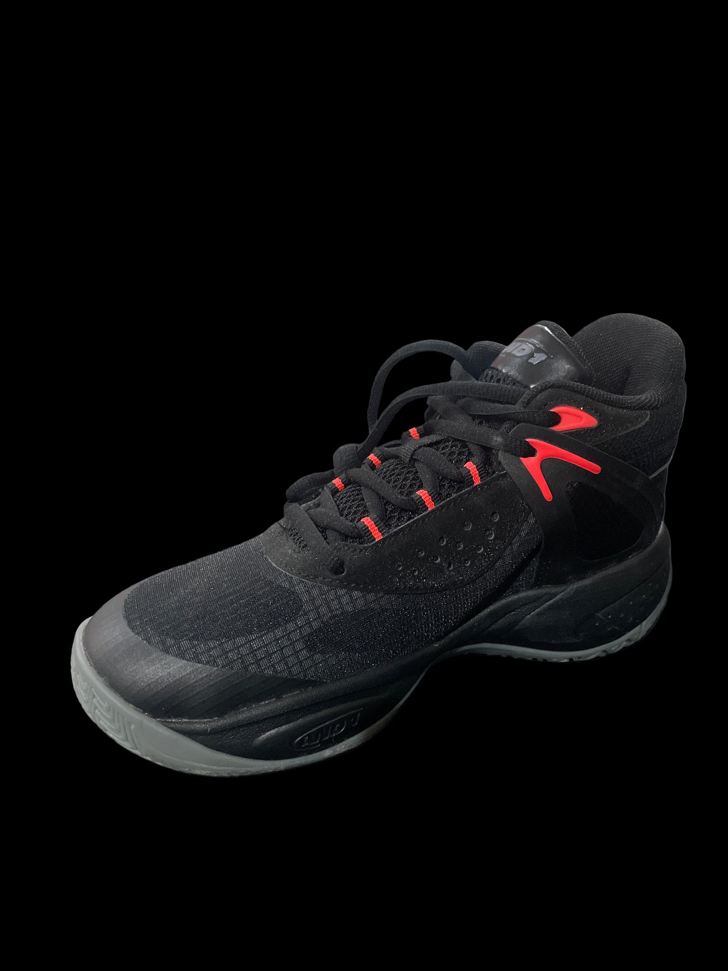 And1 High-Top Black Boots Orange-Gray