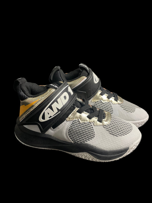 And1 High-top Boots Light Gray-Black Gold
