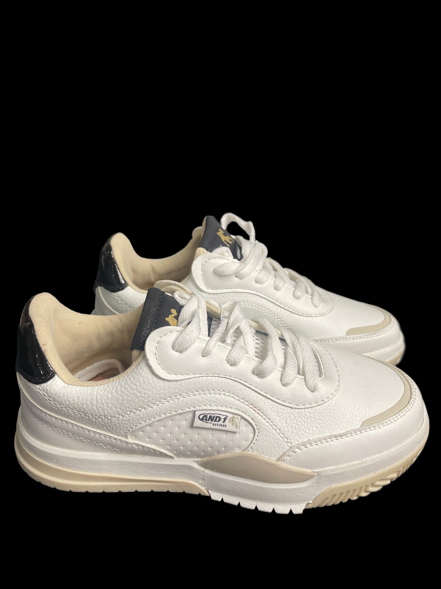 And1 White-Beige and Black Details