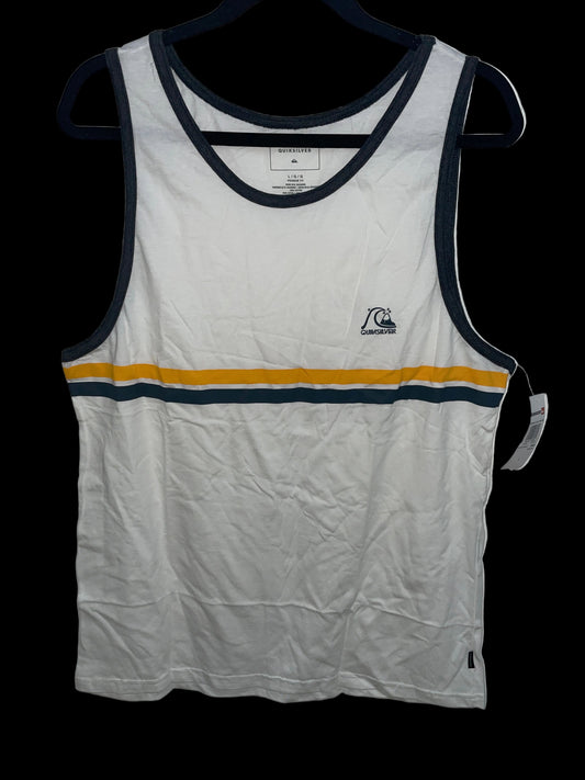 Quicksilver Sleeveless Line Design Yellow-black
