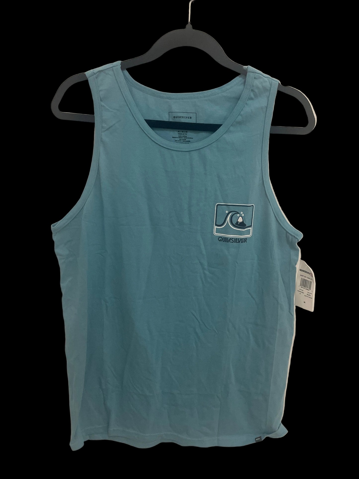 Quicksilver Sleeveless Wave Design Front-Back