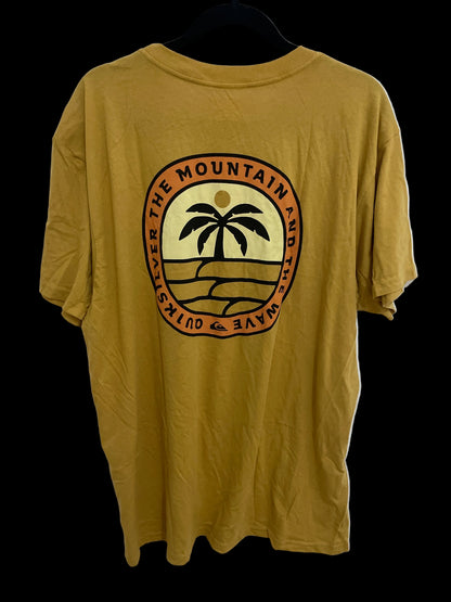 Quicksilver Palm Tree Details Dark Yellow
