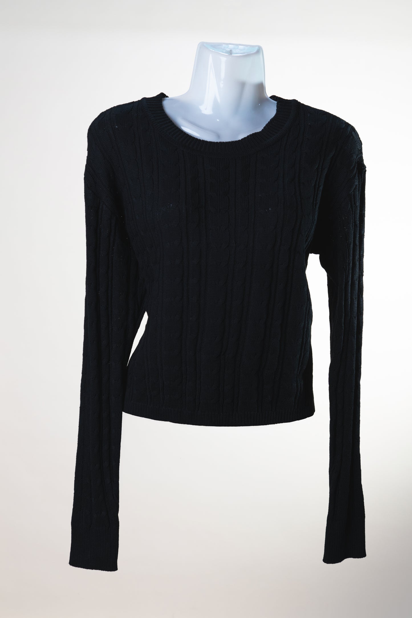 Morelli Black Knitted Cardigan Sweater