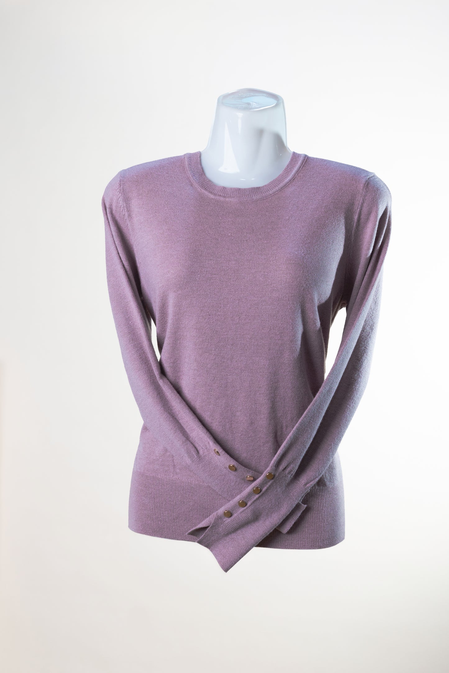 Morelli Blackberry Sweater Cardigan Round Neck