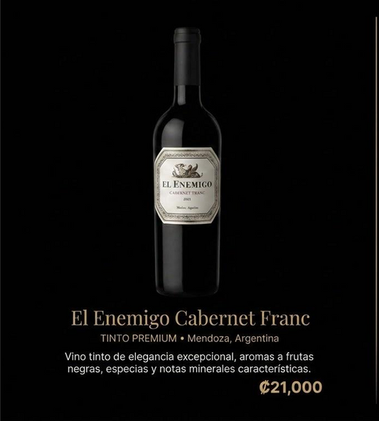 El enemigo Cabernet Franc - Tinto Premium 🍷🎩