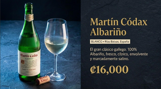 Martín Códax Albariño - Blanco 🍷🎩