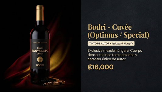 Bodri Cuvée (Optimus/Special) - Tinto de autor 🍷🎩
