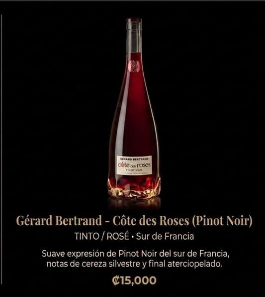 Gérard Bertrand Côte des Roses (Pinot Noir) - Tinto/Rosé 🍷🎩