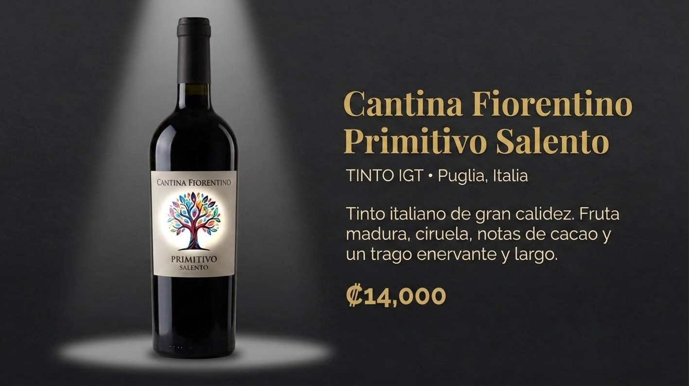 Cantina Fiorentino Primitivo Salento - Tinto IGT 🍷🎩