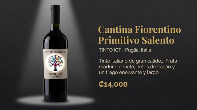 Cantina Fiorentino Primitivo Salento - Tinto IGT 🍷🎩