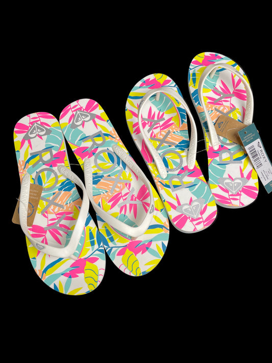 Sandalias Roxy Original – Estampado de Colores (Tallas 37 y 39)