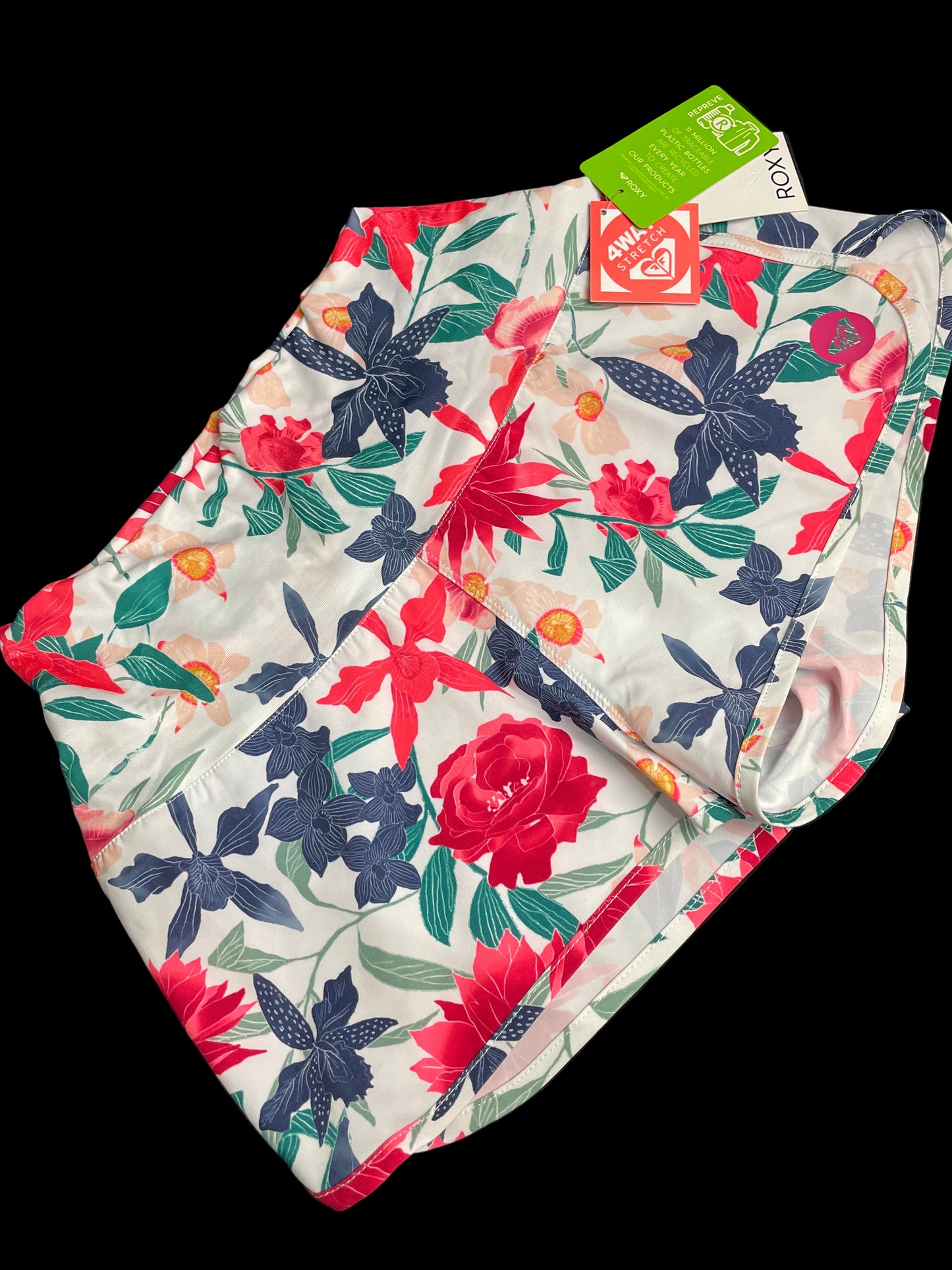 Short Playero Roxy Original – Estampado Floral (Talle Alto, Talla M y S)
