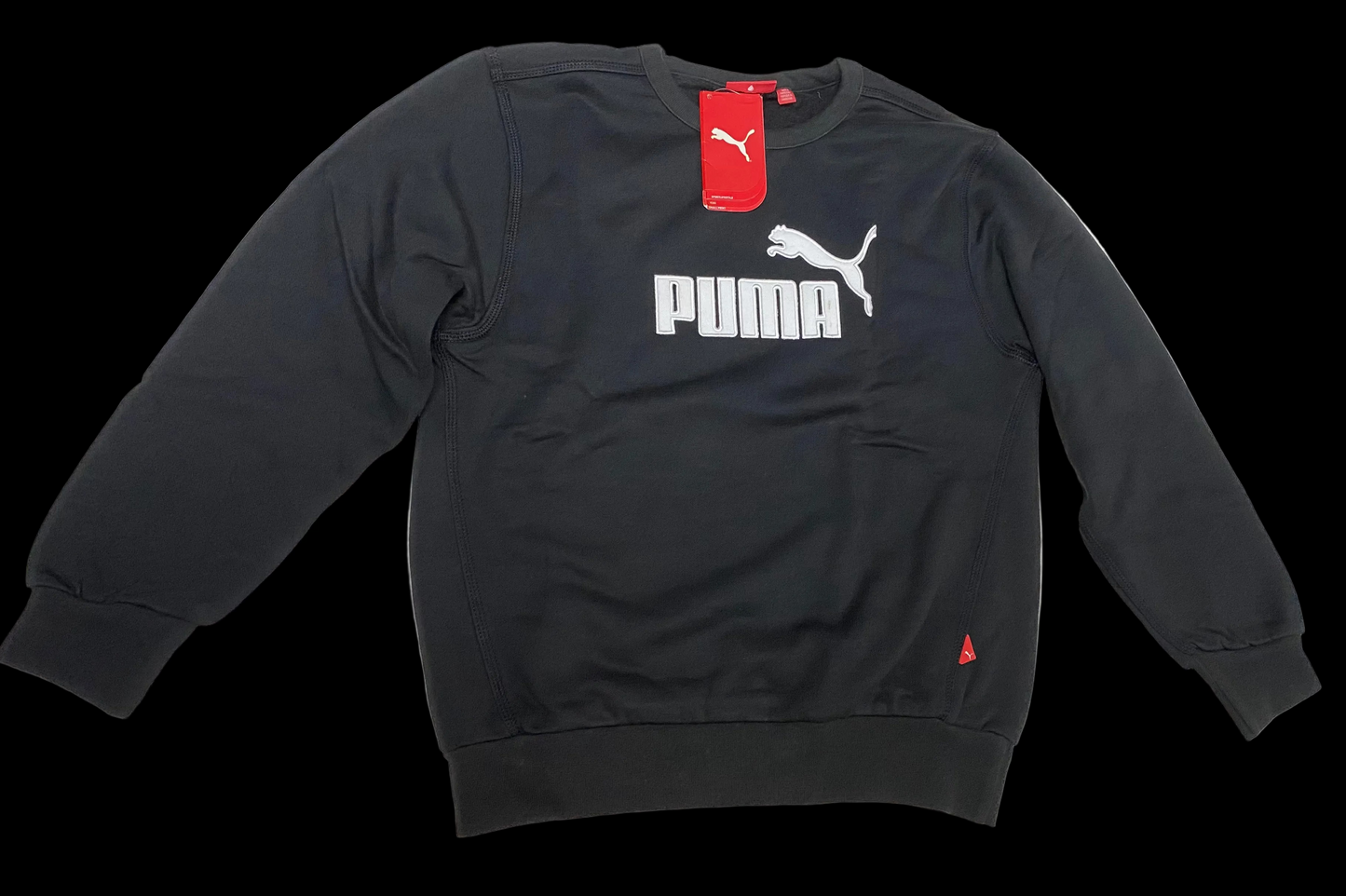 Puma Large Logo Sweat Black