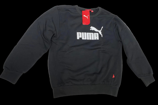 Puma Large Logo Sweat Black