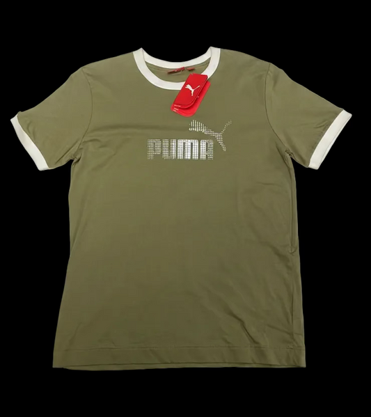 Puma Ringer Tee Burnt Olive
