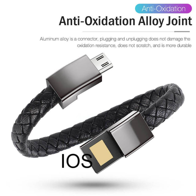 PULSERA CARGADOR USB-MICROUSB-TIPO C-LIGHTNING