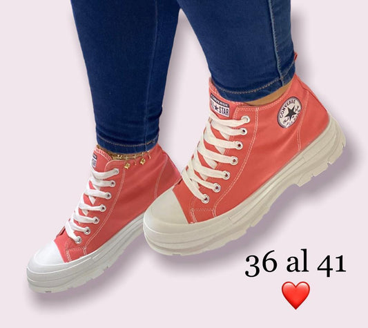 Tennis Converse Plataforma Mujer