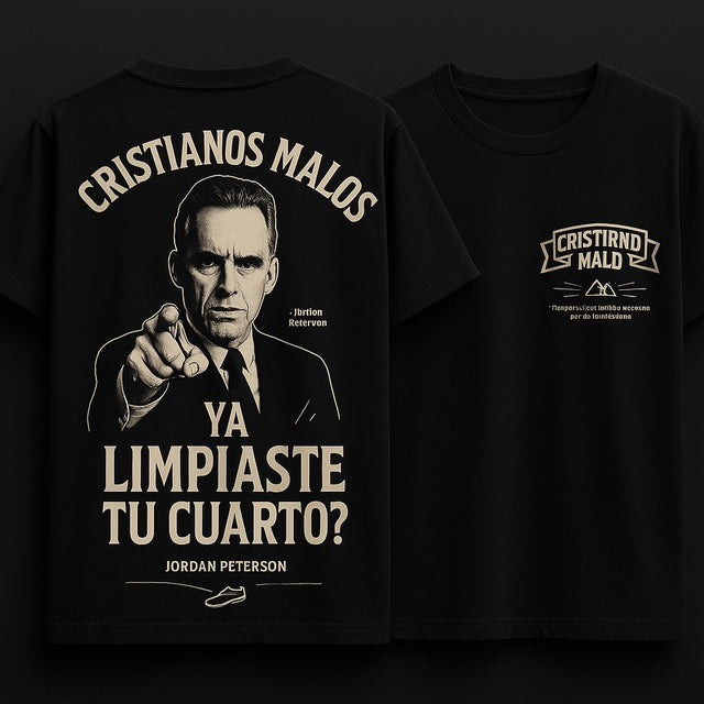 Camisa Cristiano Malo – Edición "Hombres de Caos" Jordan Peterson
