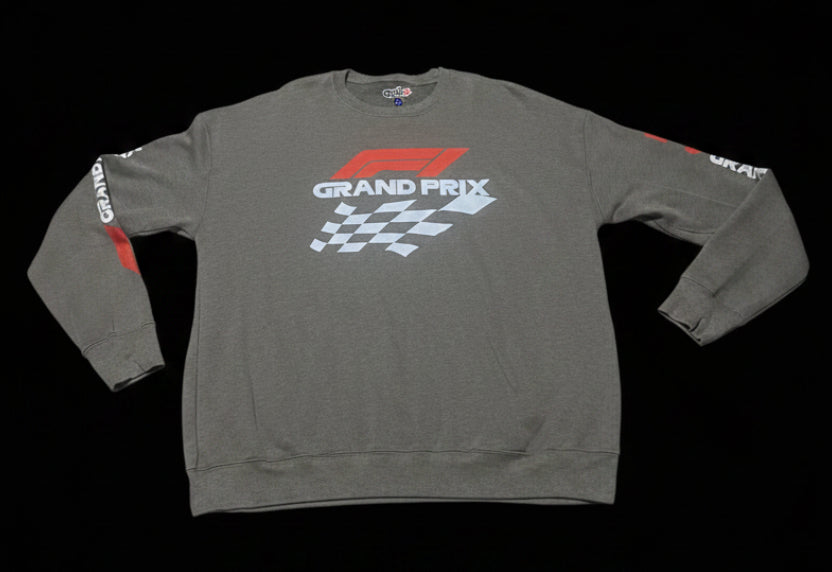 Formula 1 Grand Prix Edition Sweater Grey Graphic Designs
