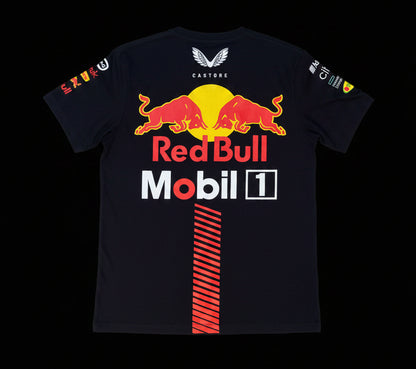 Sergio Perez Formula 1 Black T-shirt – Mobil 1 Castore