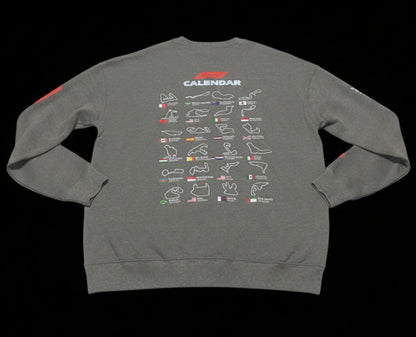 Formula 1 Grand Prix Edition Sweater Grey Graphic Designs