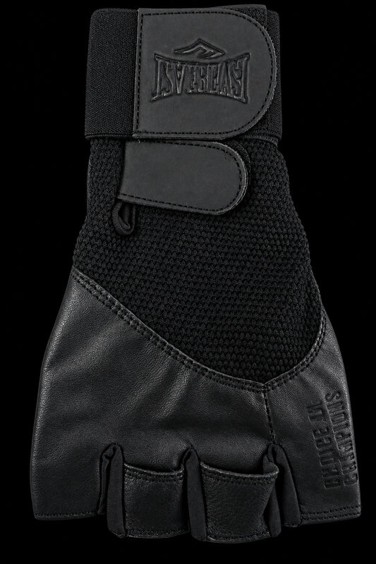 Guantes para el gimnasio con muñequera color Negro Everlast 2.0