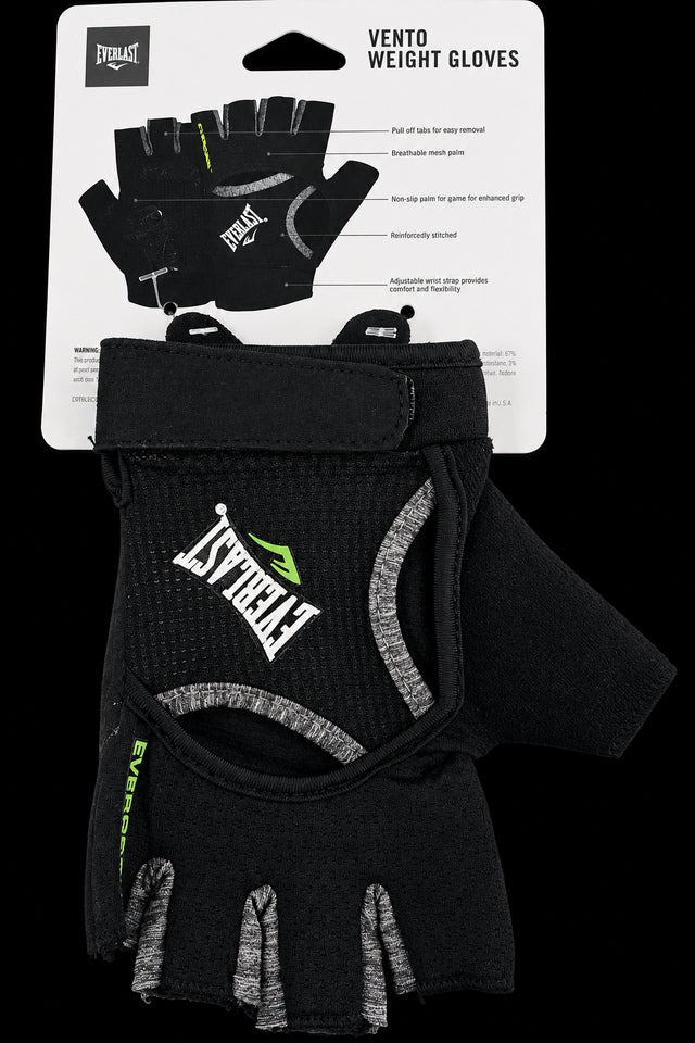 Everlast Gym Gloves Black-Grey