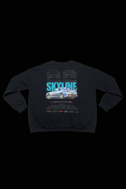 Nissan Skyline Edition Black Sweater