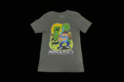 Minecraft Black T-shirt With Design Boys