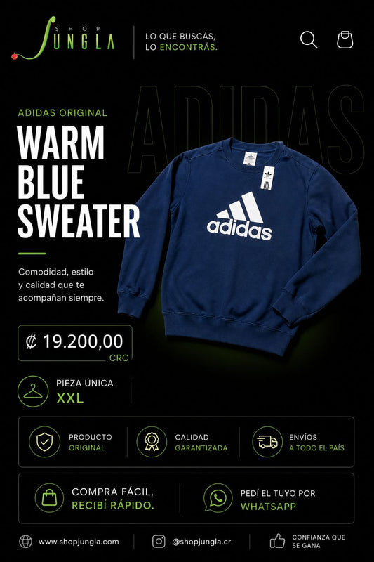 Adidas Warm Blue Sweater