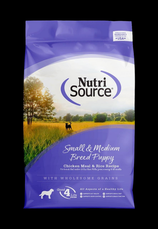 NutriSource Small & Medium  (Raza Pequeña y Mediana) 25  Libras