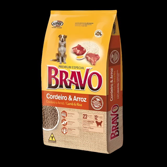 BRAVO CORDERO Y ARROZ  15KG