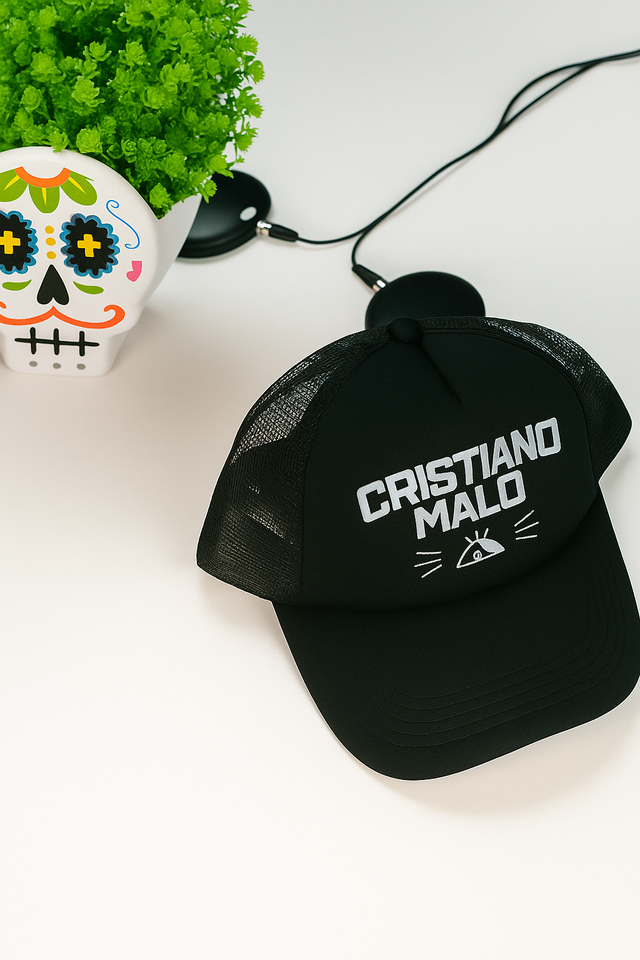 Gorra Cristiano Malo Negra