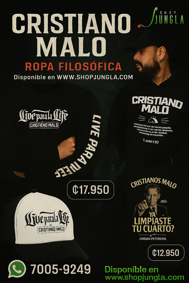 Gorra Cristiano Malo Negra