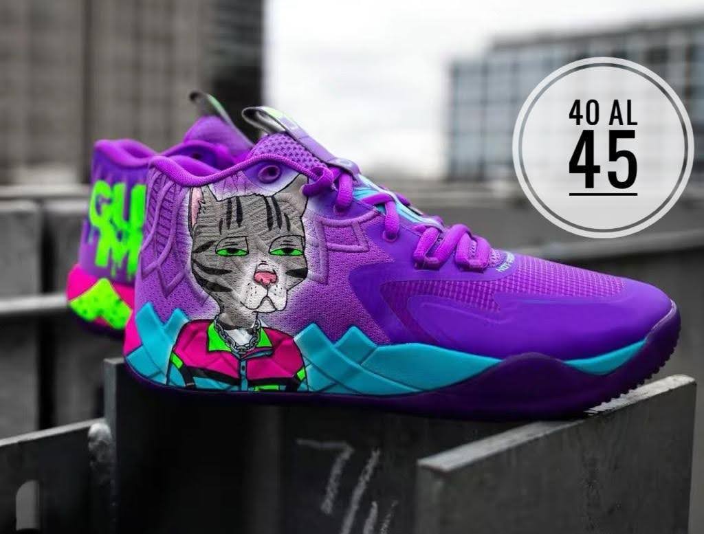 Puma Rick and Morty Purple Cat