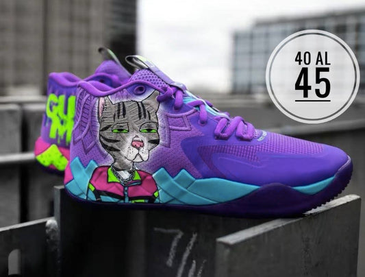 Puma Rick and Morty Purple Cat