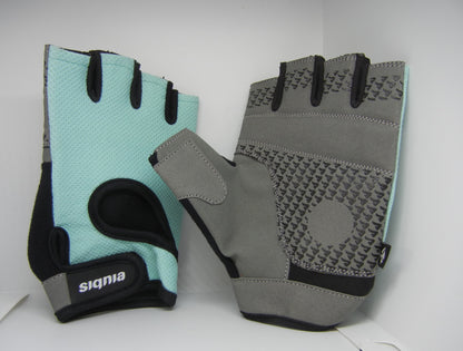 Guantes para Gimnasio color Turquesa Siqnia